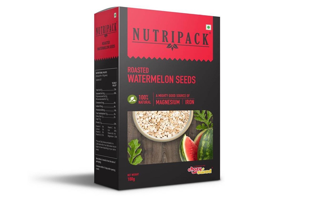 Nutripack Roasted Watermelon Seeds    Box  100 grams